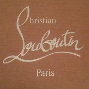 🔥AUTHENTIC🔥 CHRISTIAN LOUBOUTIN Gift Paper Bag 9-3/4” x 12” x 4-1/2”